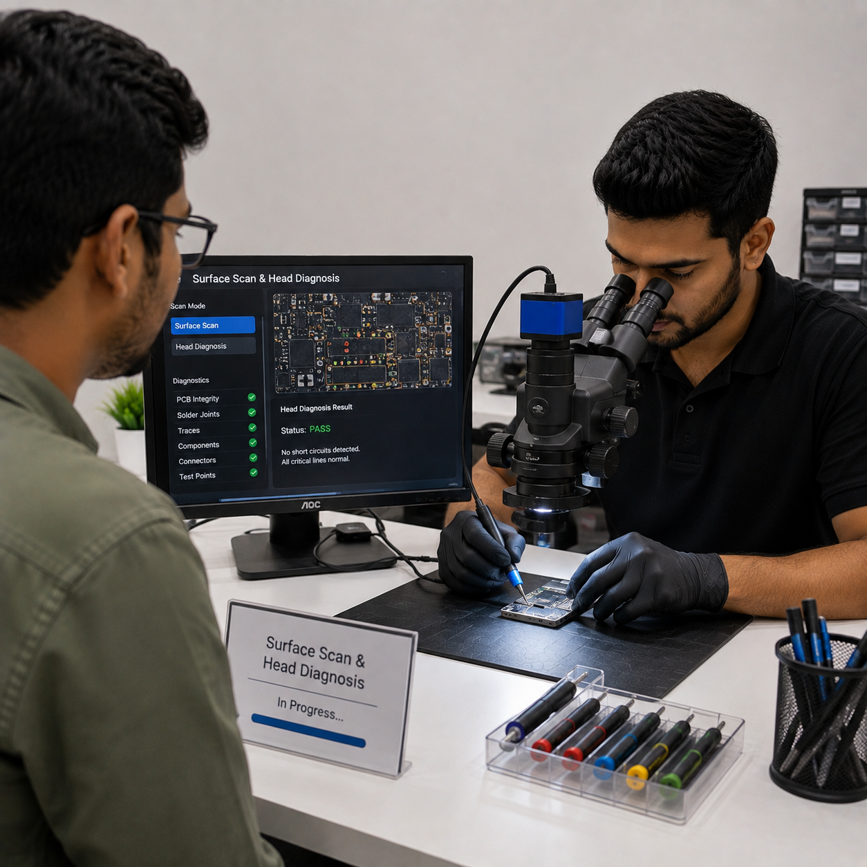Surface Scan & Head Diagnosis